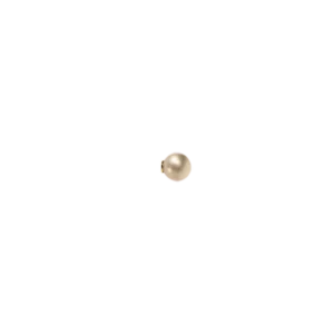 Lock Pearl Round, 8 mm (Cashmere/Gold Colour)