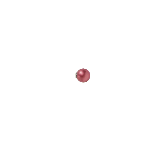 LC-LPPearl Crystal, 8mm-925Rasberry Red-N-Side